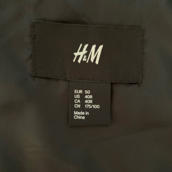 Navy, black, and white pinstripe vest - Picture 4 of 4